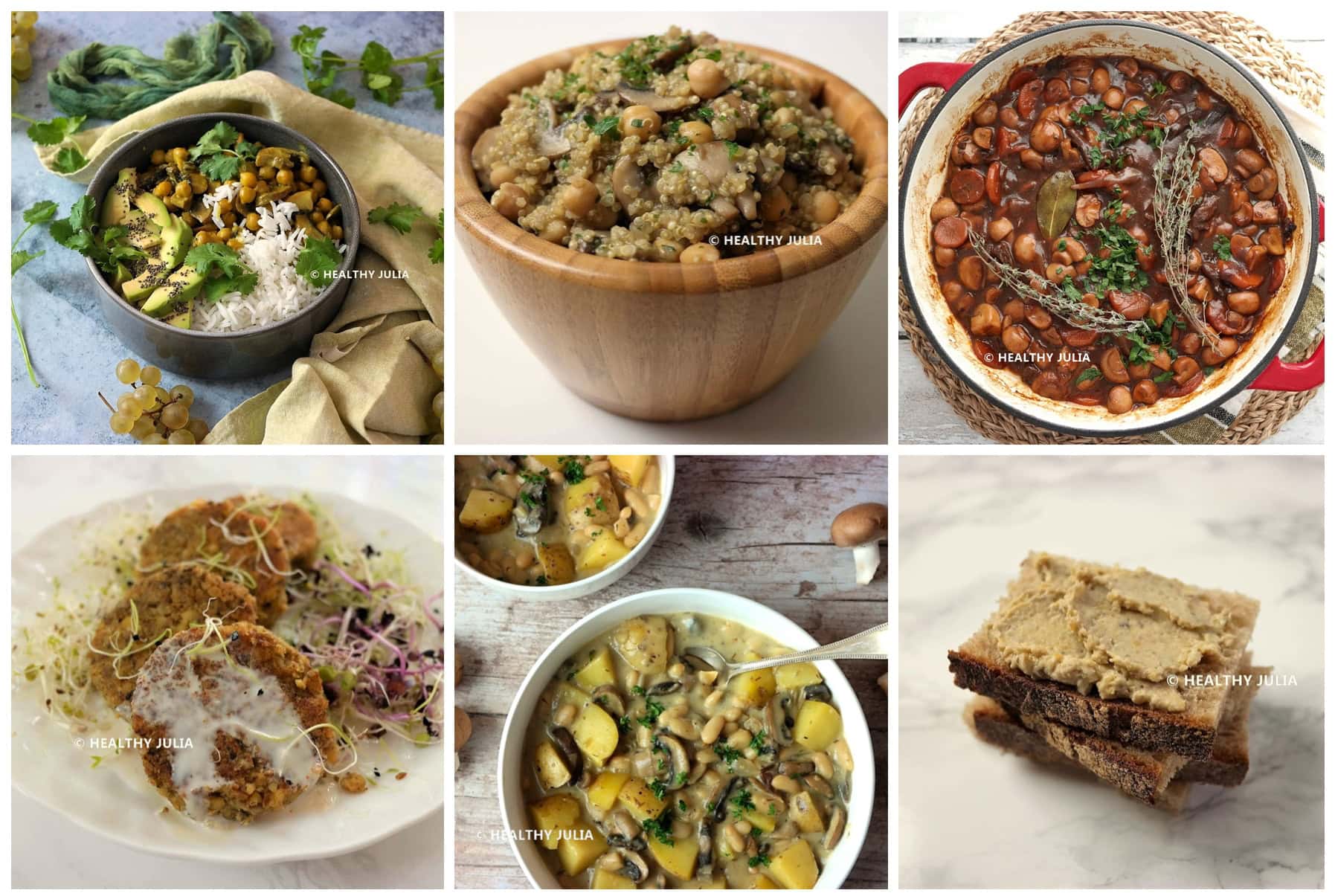 VARIATIONS HEALTHY AUTOUR… DES CHAMPIGNONS