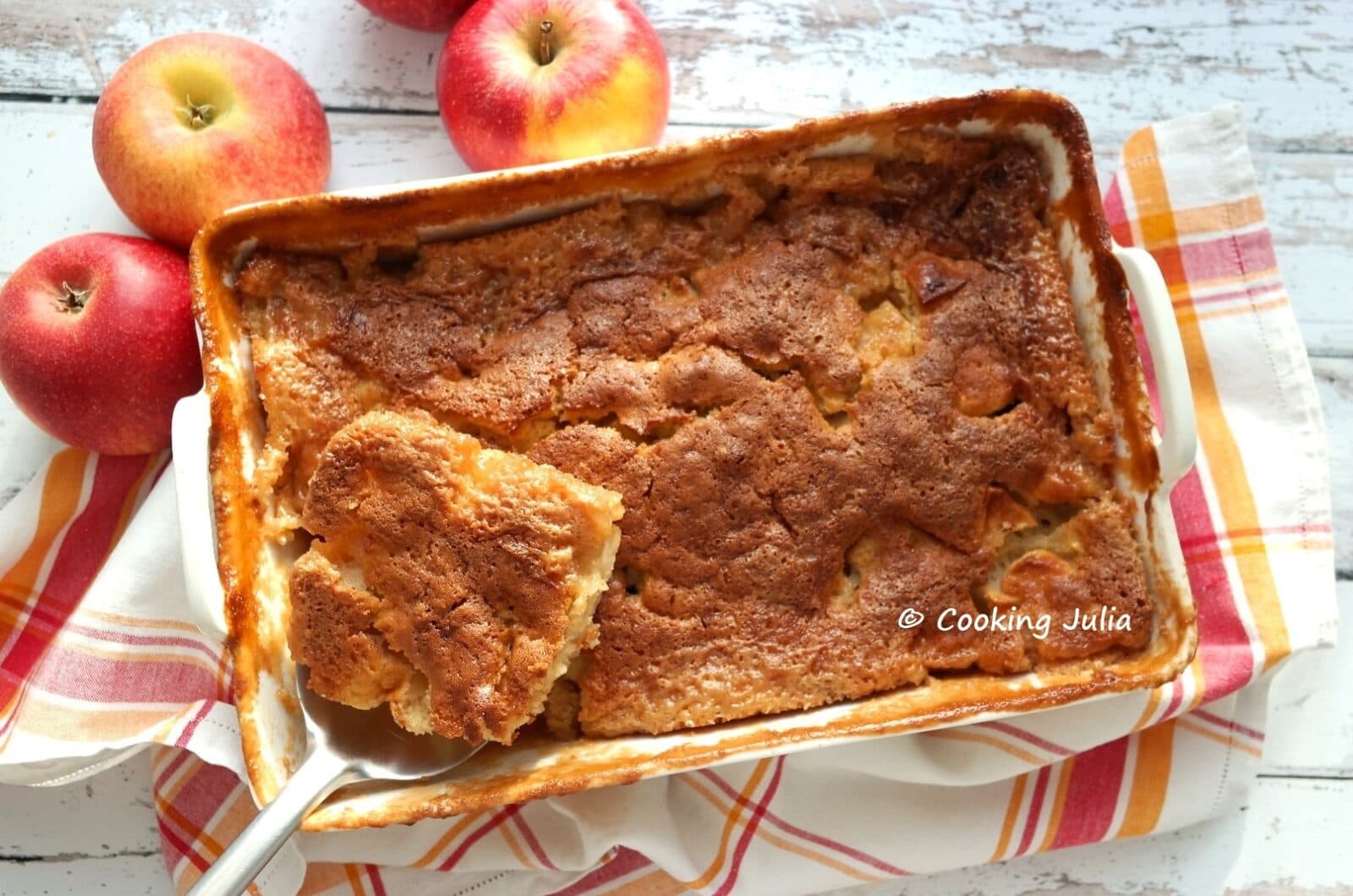 Pouding chômeur aux pommes