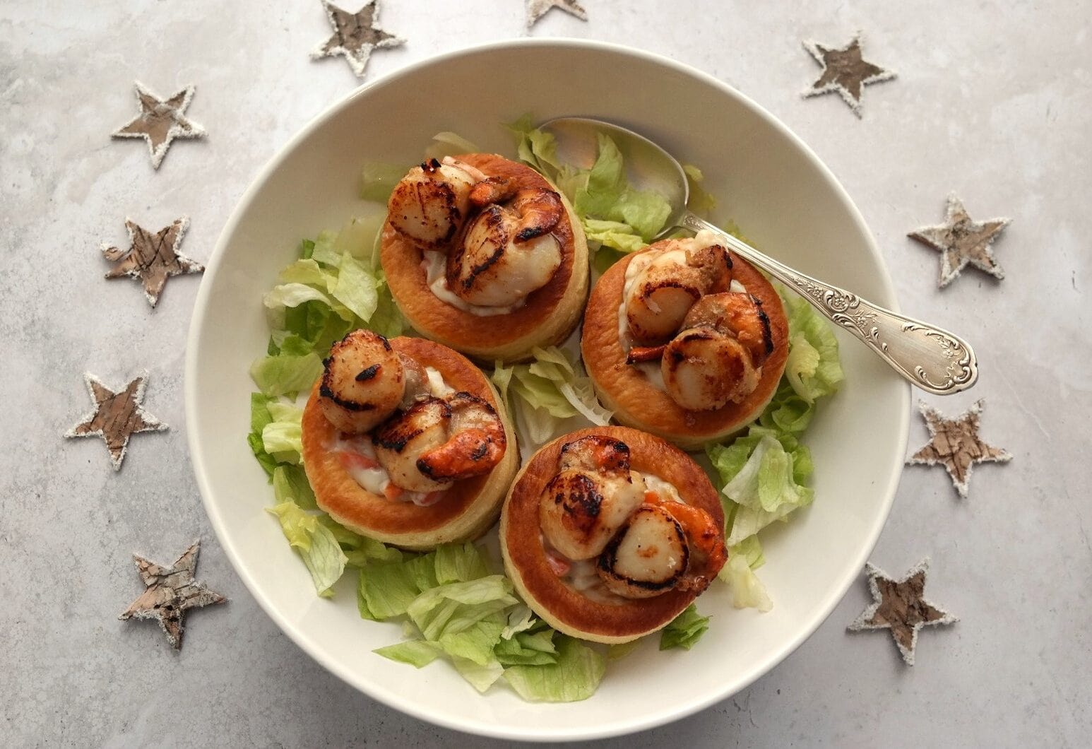 Bouchées à la reine aux noix de saint-jacques