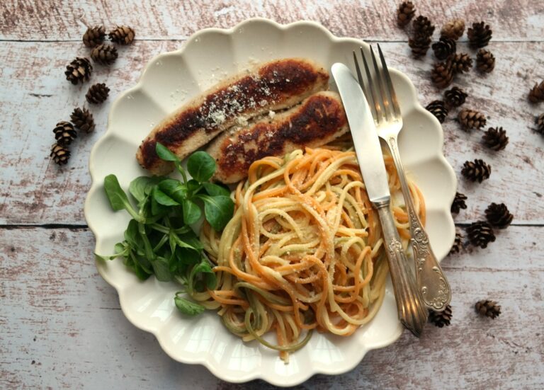 Spaghetti carbonara au boudin blanc