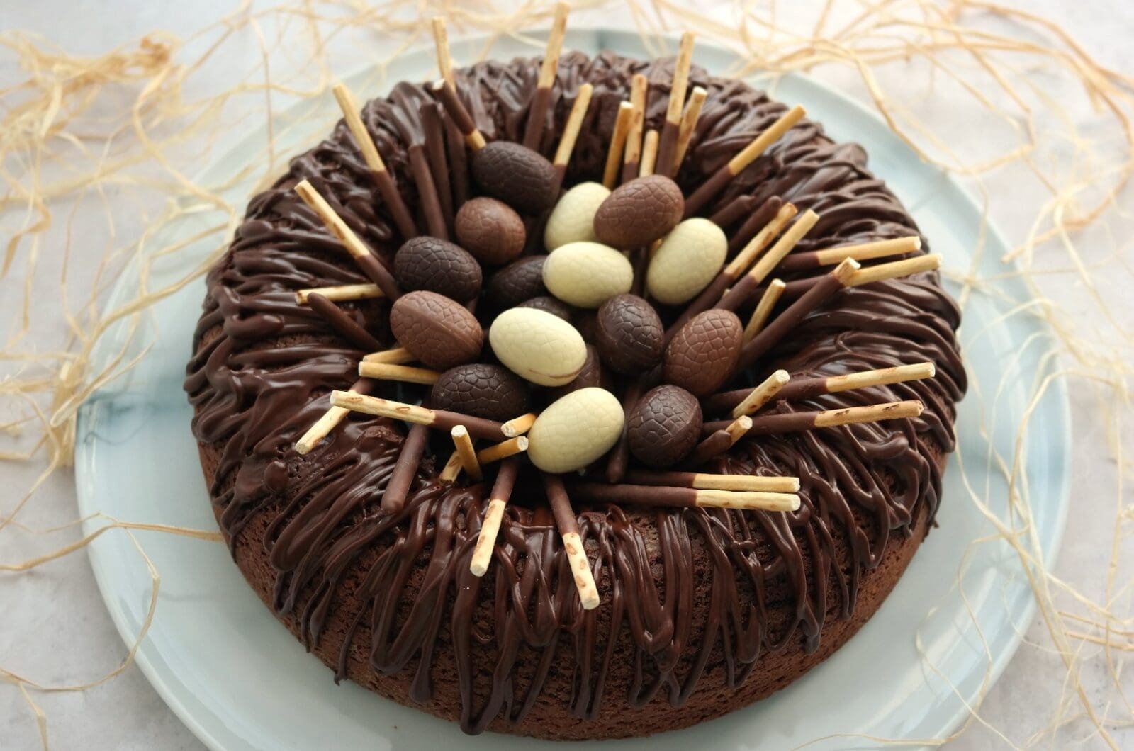 Gâteau nid de Pâques