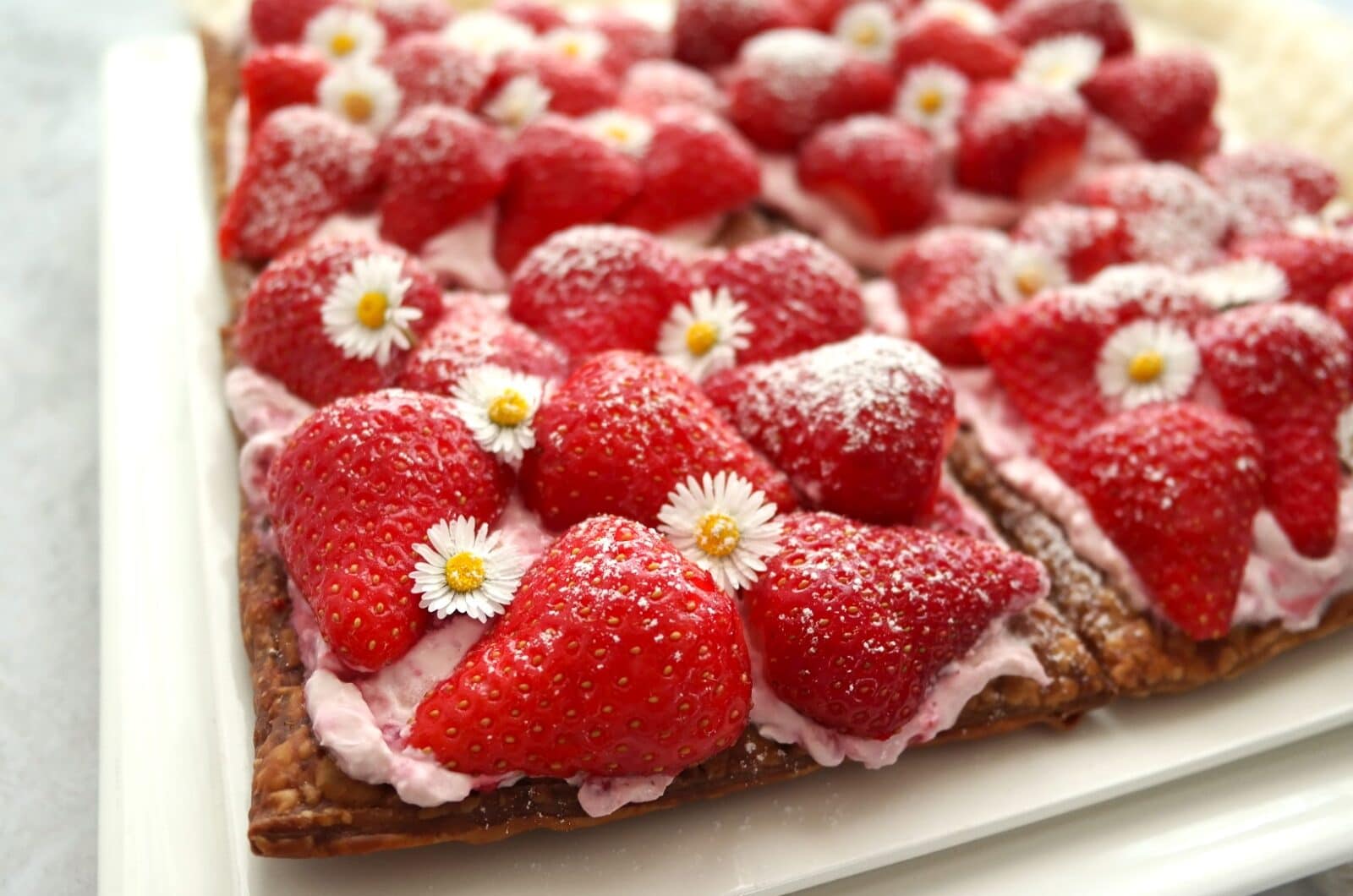 Tartelettes fraises-framboises au mascarpone
