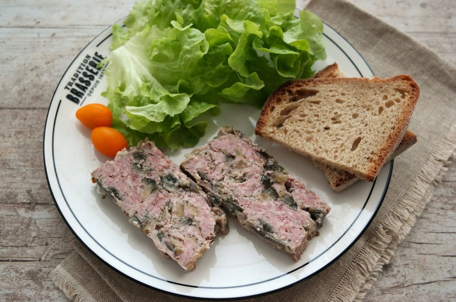 Terrine de campagne express à l'aubergine