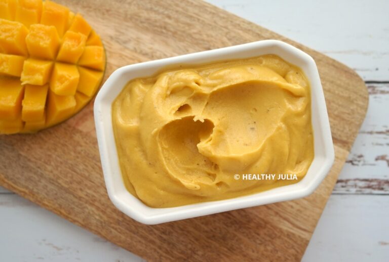 Nice cream à la mangue (express, sans sorbetière)