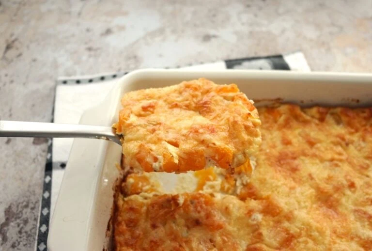 Gratin de butternut à l&rsquo;ail