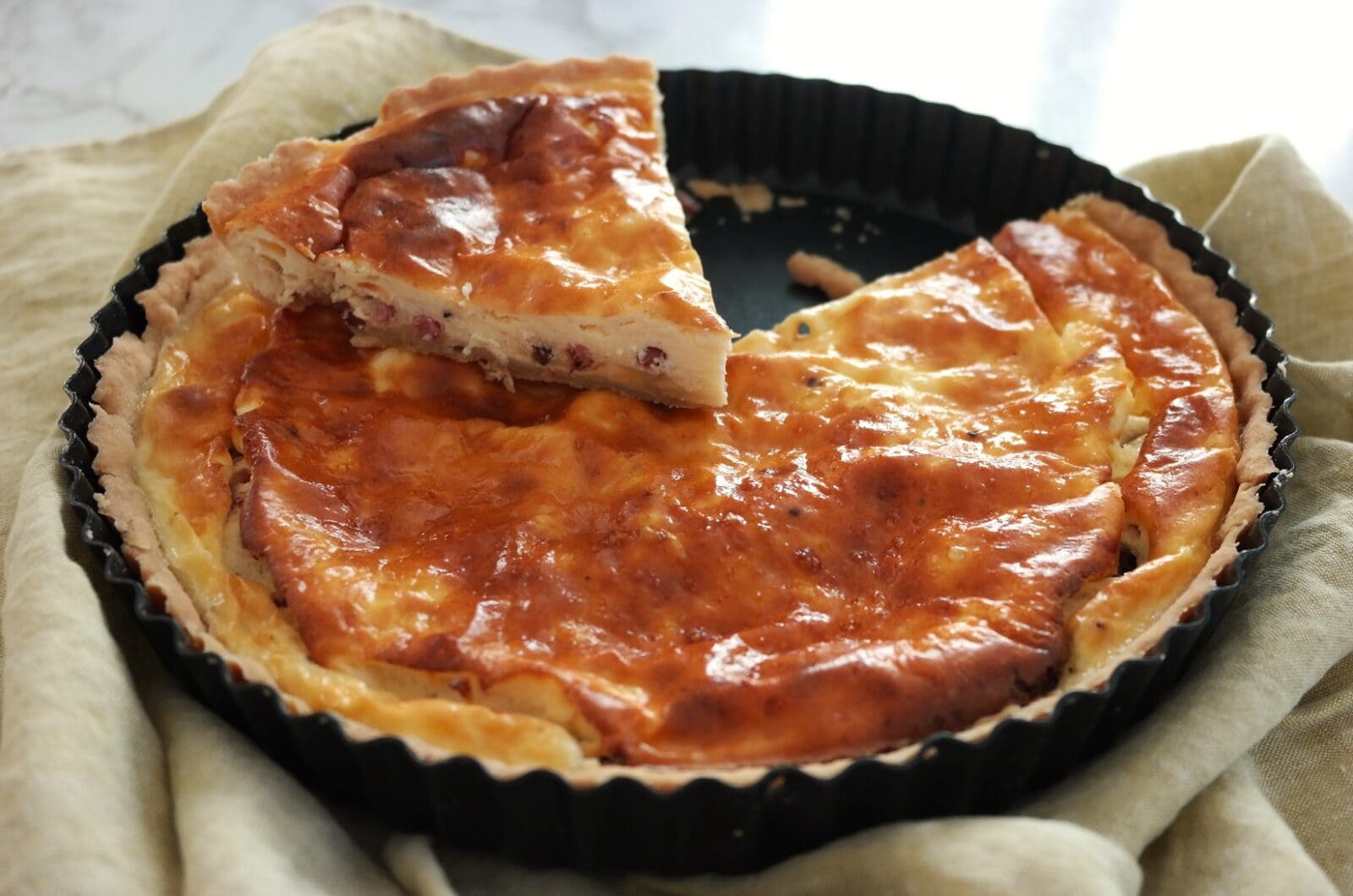 Quiche lorraine de Cyril Lignac