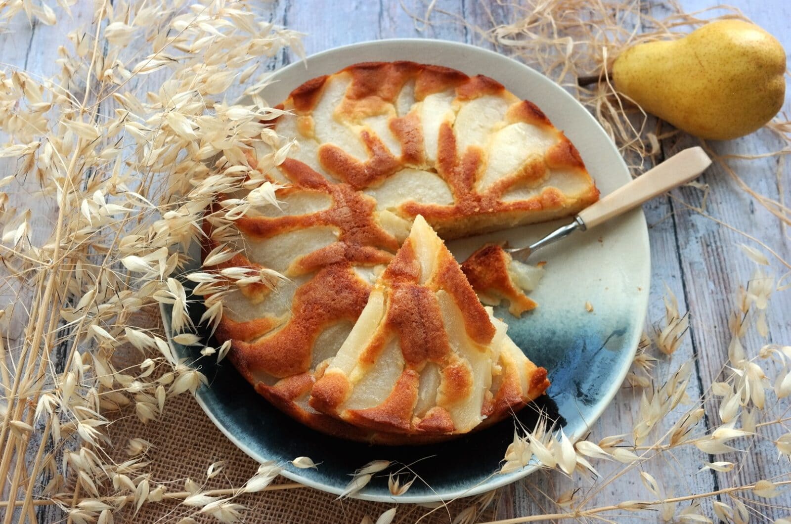 Tarte suisse aux poires et à l’amande